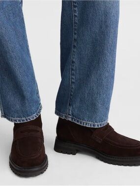 Madewell Suede Ryder ankle boot in dark brown. Worn only once!